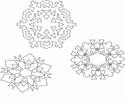 Printable Christmas Snowflake 1 coloring pages