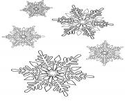 Printable Christmas Snowflake Printable coloring pages