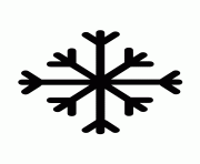 Printable snowflake silhouette 979 coloring pages