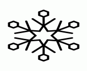 Printable snowflake silhouette 6 coloring pages