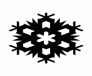 Printable snowflake silhouette 977 coloring pages