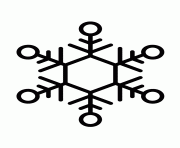 Printable snowflake silhouette 47 coloring pages
