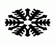 Printable snowflake silhouette 970 coloring pages
