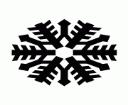 Printable snowflake silhouette 976 coloring pages