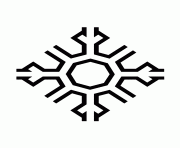 Printable snowflake silhouette 994 coloring pages