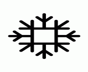 Printable snowflake silhouette 81 coloring pages