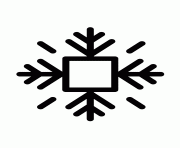 Printable snowflake silhouette 996 coloring pages