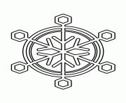 Printable snowflake stencil 89 coloring pages
