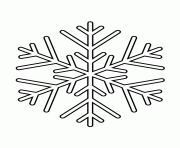 Printable snowflakes stencil 4 coloring pages