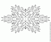 Printable difficult snowflake pattern coloring pages