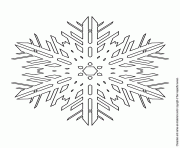 Printable huge snowflake coloring pages