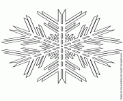 Printable snowflake shape coloring pages