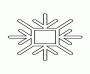 Printable snowflake stencil 13 coloring pages