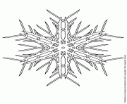 Printable unique snowflake coloring pages