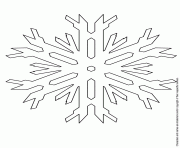 Printable snowflake template coloring pages
