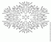 Printable big snowflake coloring pages