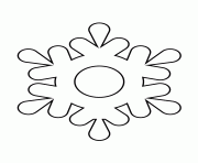 Printable snowflake stencil 1 coloring pages