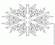 Printable winter snowflake design coloring pages