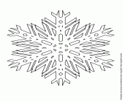 Printable large snowflake coloring pages