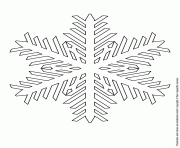 Printable snowflake clipart coloring pages