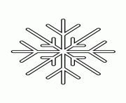 Printable snowflakes stencil 6 coloring pages