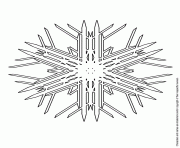 Printable snowflake print out coloring pages