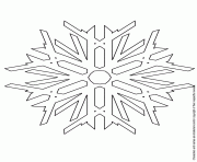 Printable snowflake drawing coloring pages