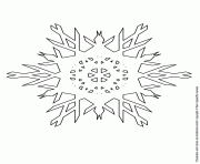 snowflake coloring sheet