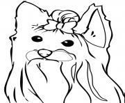 Printable beautiful female dog 1e45 coloring pages
