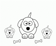 Printable big eyed dogs d4c8 coloring pages
