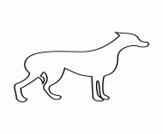 Printable dog stencil 97 coloring pages