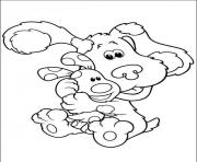 Printable blues hugging small dog acf5 coloring pages