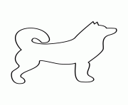 Printable dog stencil 77 coloring pages