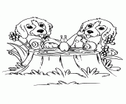 Printable dogs and snails 97c4 coloring pages