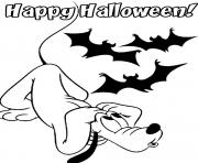 Printable halloween  dog pluto disneya33f coloring pages