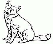 Printable one big eyed dog db6c coloring pages