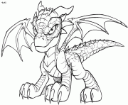 Printable Baby Dragon Hot coloring pages