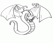 Printable evil dragon coloring pages