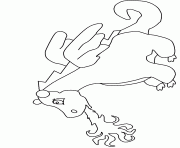 Printable cute dragon fire coloring pages