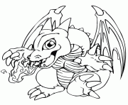 Printable Dragon baby for kid coloring pages