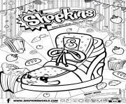 Printable shopkins sneaky wedge coloring pages