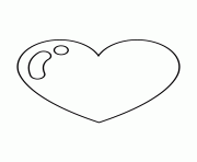Printable heart stencil 896 coloring pages