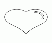 Printable heart stencil 909 coloring pages