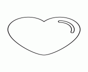 Printable heart shape valentines day coloring pages