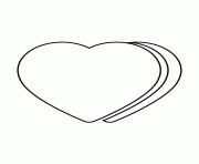 Printable hearts stencil 9 coloring pages