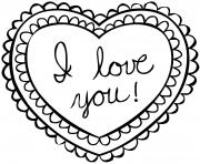 Printable Valentine Card valentines day coloring pages