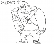 Printable Sing Exclusive Coloring coloring pages