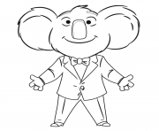 Printable Sing Movie coloring pages