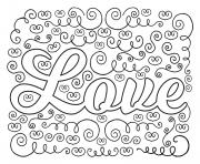 Printable love adult valentines coloring pages
