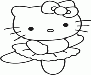 Printable hello kitty for girls coloring pages